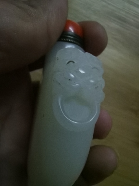 古玩玉器和田玉獸耳銜環(huán)鼻煙壺拍賣,當(dāng)前價(jià)格2997元