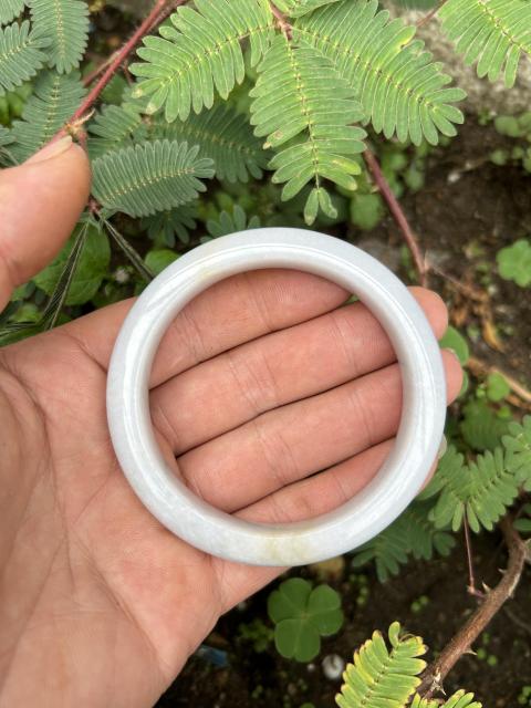 古玩玉器天然翡翠A貨手鐲拍賣，當(dāng)前價(jià)格222元