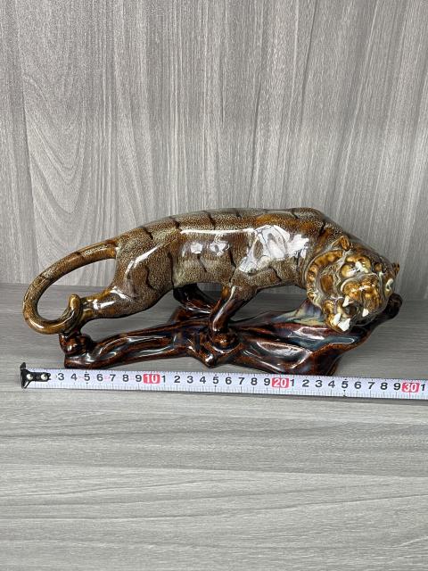 古玩陶瓷窯變釉 猛虎拍賣,當前價格320元