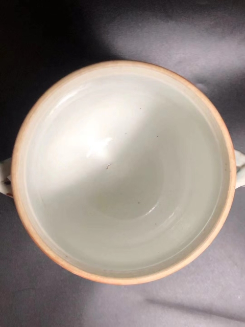 古玩陶瓷清道光 細路廣彩通景庭院人物故事荔枝紐雙耳蓋缸拍賣,當前價格3500元