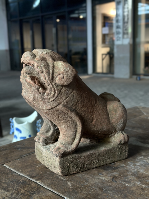 清代紅砂石雕獅子（精品館藏）拍賣，當(dāng)前價格2000元