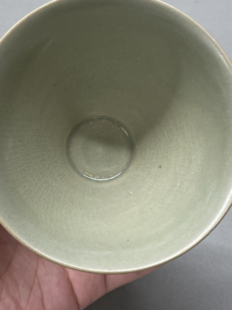 古玩陶瓷宋·青釉斗笠盞拍賣，當前價格20000元