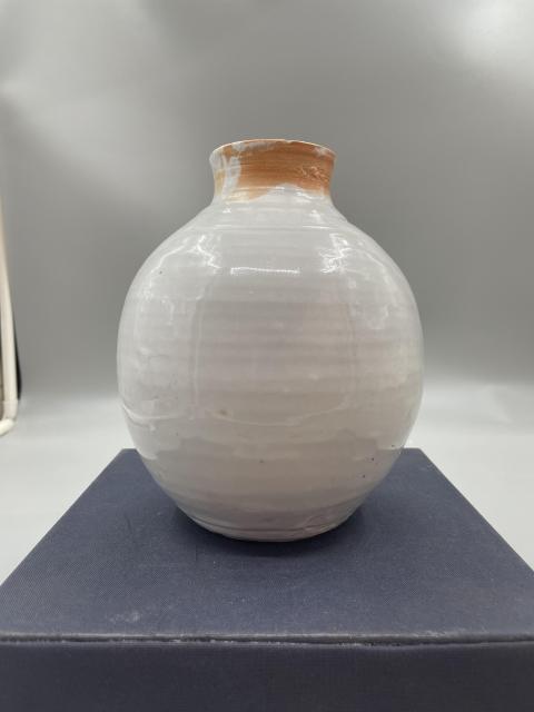 古玩陶瓷明代白釉罐拍賣,當前價格600元