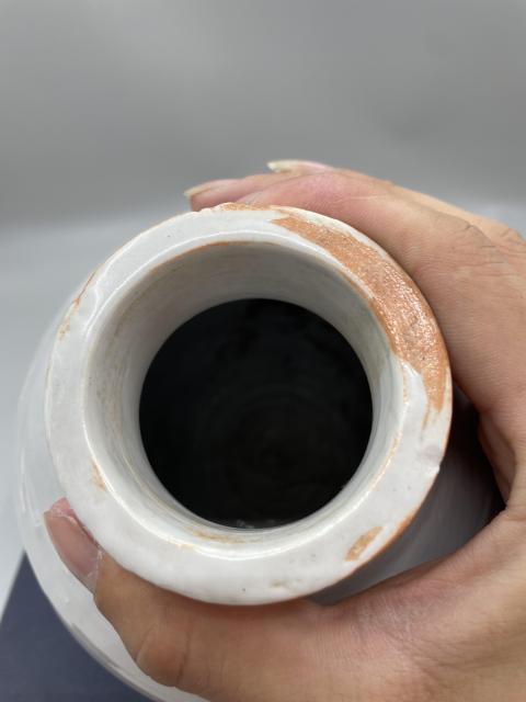 古玩陶瓷明代白釉罐拍賣,當前價格600元
