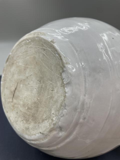 古玩陶瓷明代白釉罐拍賣,當前價格600元