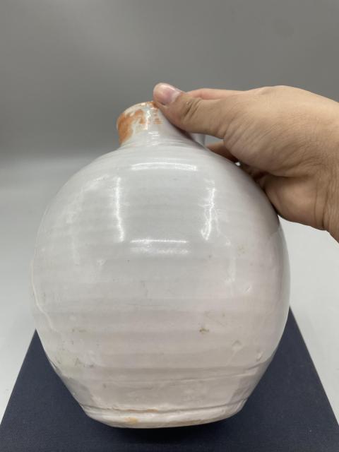 古玩陶瓷明代白釉罐拍賣,當前價格600元