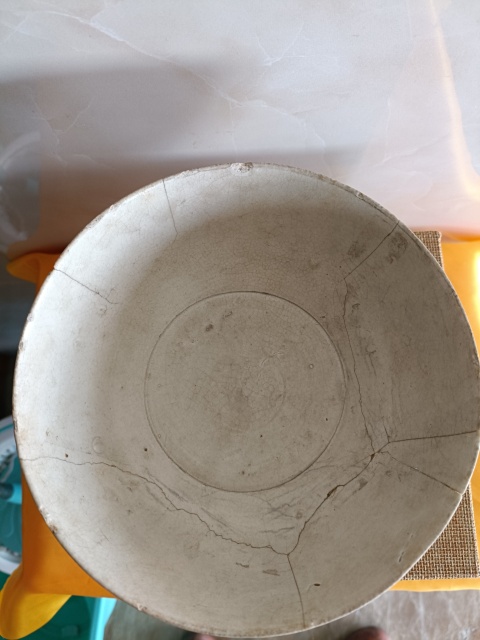 古玩陶瓷館藏珍品宋代五大名窯之一定窯白釉刻仰蓮紋賞碗拍賣,當前價格3980元