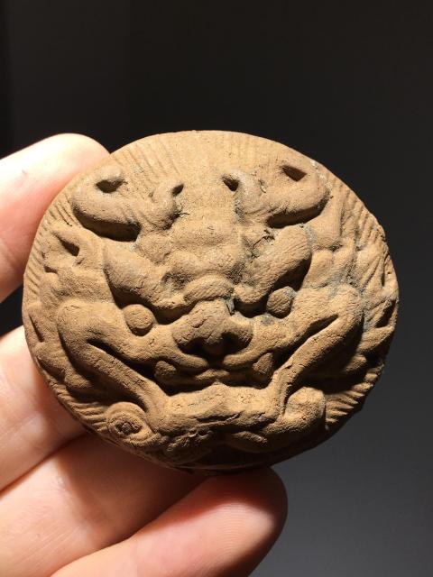 古玩陶瓷明早龍首紅陶拍賣，當前價格3500元