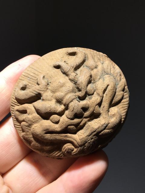 古玩陶瓷明早龍首紅陶拍賣，當前價格3500元
