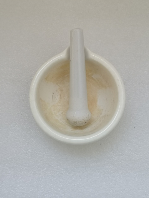 古玩陶瓷白釉擂缽（研缽）拍賣，當前價格450元
