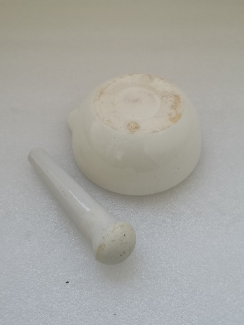 古玩陶瓷白釉擂缽（研缽）拍賣，當前價格450元