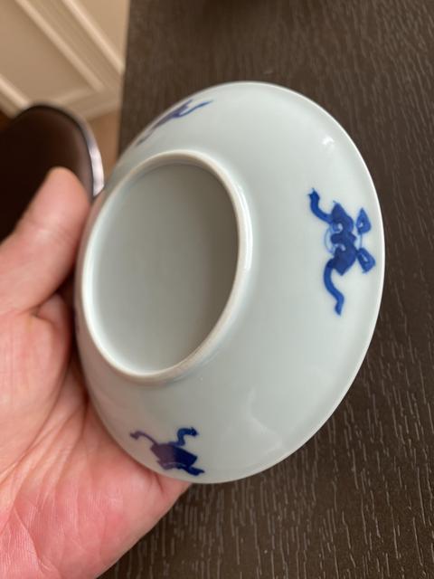 古玩陶瓷人物紋青花杯盤拍賣，當前價格4300元