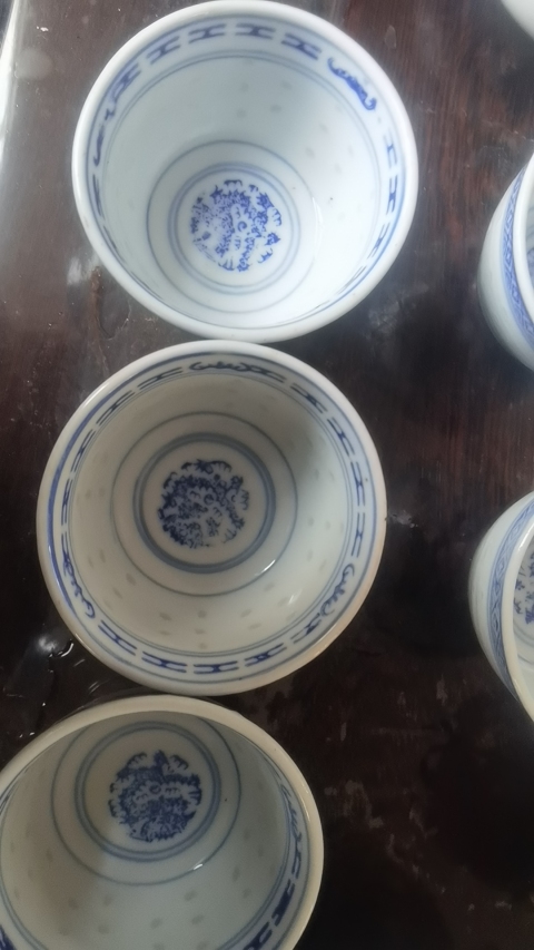 古玩陶瓷青花玲瓏茶具拍賣,當(dāng)前價格900元
