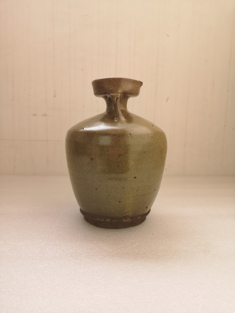 古玩陶瓷磁州窯茶葉末釉雙系流口壺拍賣,當前價格680元