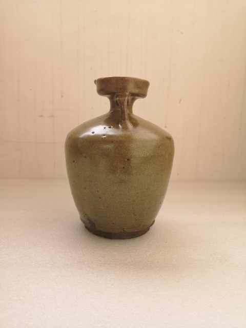 古玩陶瓷磁州窯茶葉末釉雙系流口壺拍賣,當前價格680元