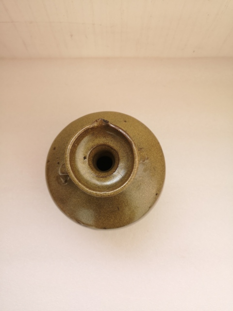 古玩陶瓷磁州窯茶葉末釉雙系流口壺拍賣,當前價格680元
