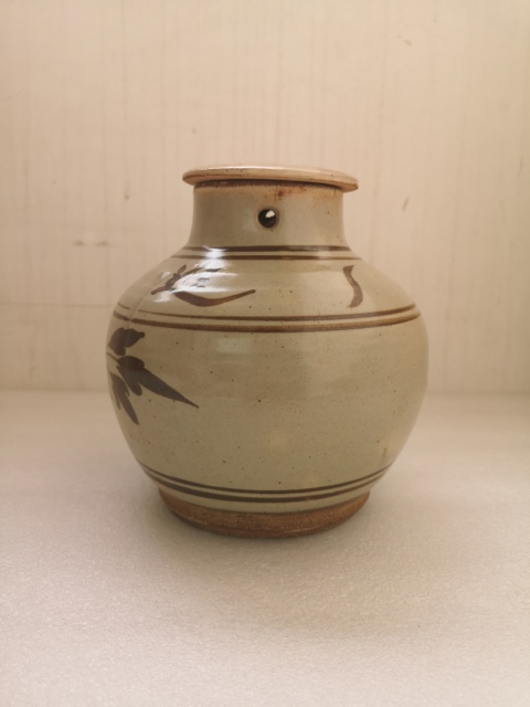古玩陶瓷磁州窯吉語(yǔ)紋攢錢(qián)罐拍賣(mài)，當(dāng)前價(jià)格999元