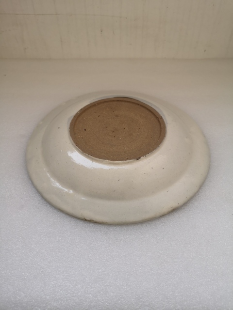 古玩陶瓷魚藻紋青花盤拍賣，當前價格450元