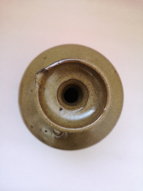 古玩陶瓷磁州窯茶葉末釉雙系流口壺拍賣,當前價格680元