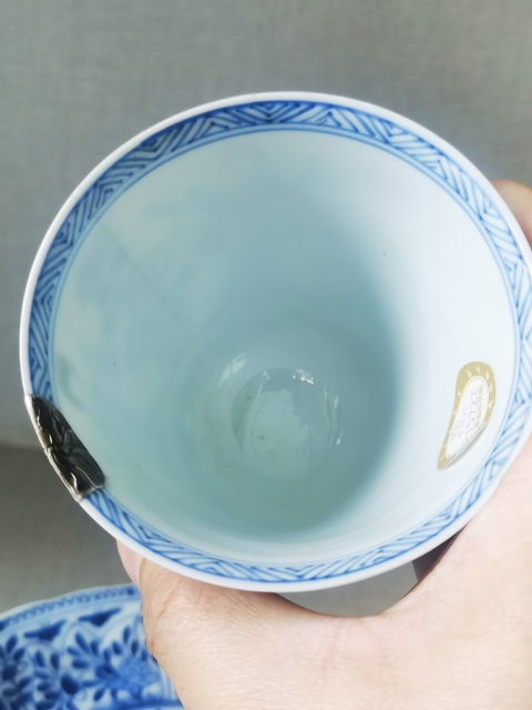 古玩陶瓷清康熙青花四美圖鈴鐺杯拍賣,當前價格2800元