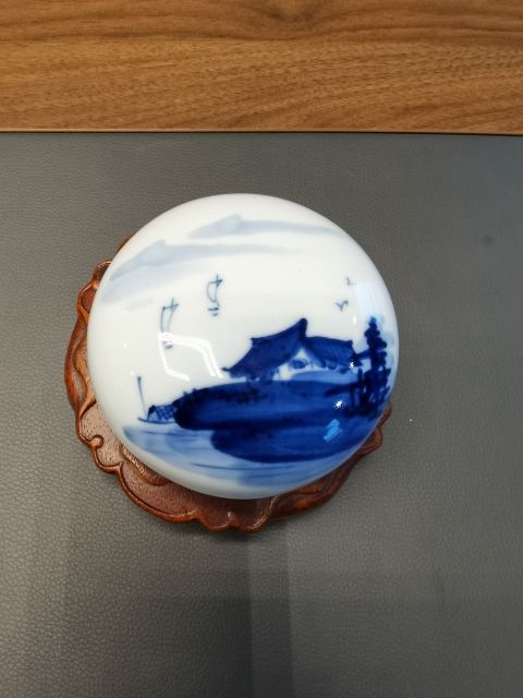 古玩陶瓷清中期五福捧壽大盤拍賣，當前價格888元