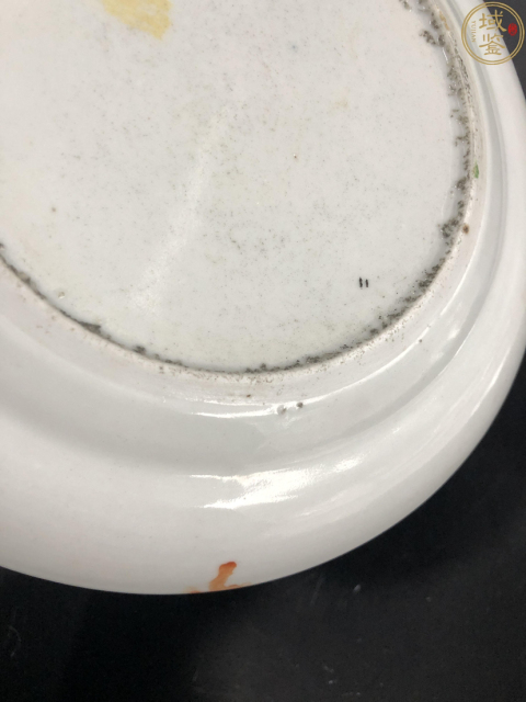 古玩陶瓷【望月樓】晚清廣彩花籃花卉紋盤拍賣,當前價格1800元