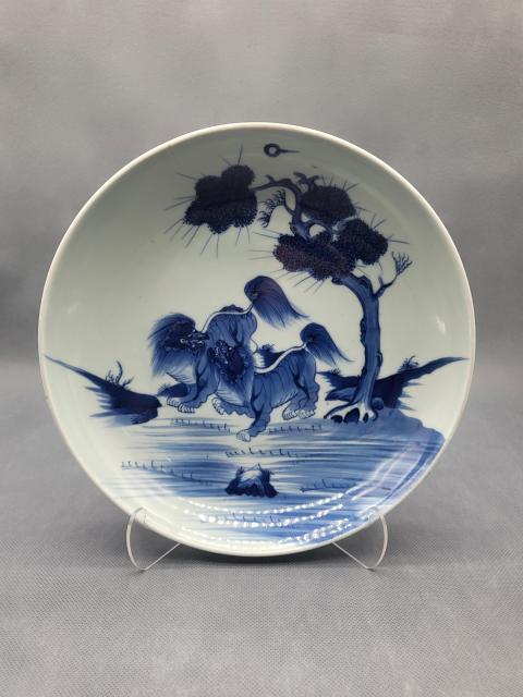 古玩陶瓷雍正青花事事如意圖大盤拍賣，當前價格15000元