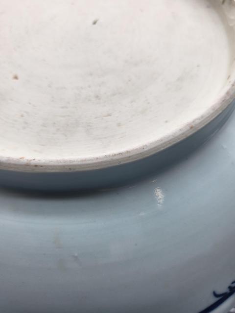 古玩陶瓷雍正青花事事如意圖大盤拍賣，當前價格15000元