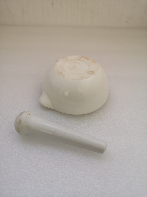 古玩陶瓷白釉擂缽（研缽）拍賣，當前價格450元