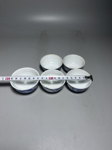 古玩陶瓷青花花卉紋杯拍賣，當前價格350元