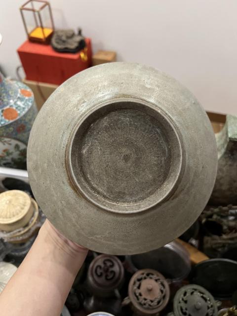古玩陶瓷清代青花盤拍賣,當前價格199元