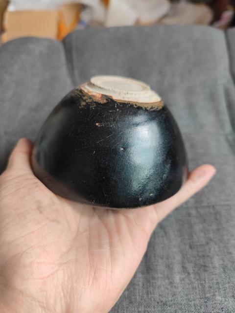 古玩陶瓷宋代?吉州不倒翁茶盞拍賣,當前價格1198元