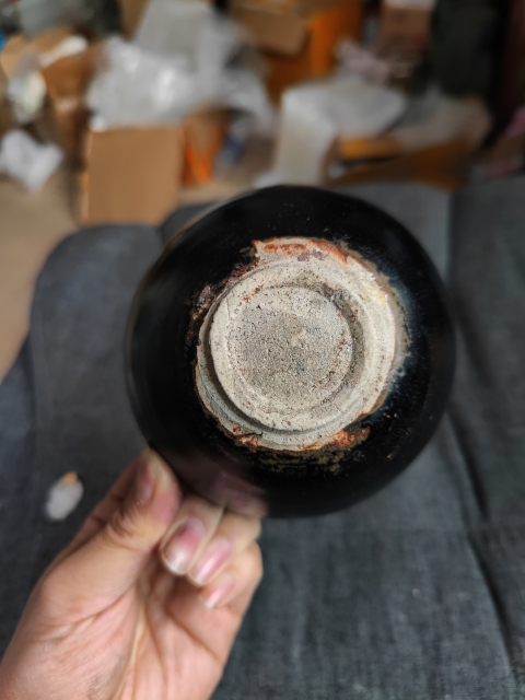 古玩陶瓷宋代?吉州不倒翁茶盞拍賣,當前價格1198元