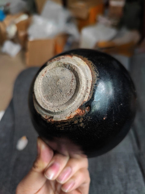 古玩陶瓷宋代?吉州不倒翁茶盞拍賣,當前價格1198元