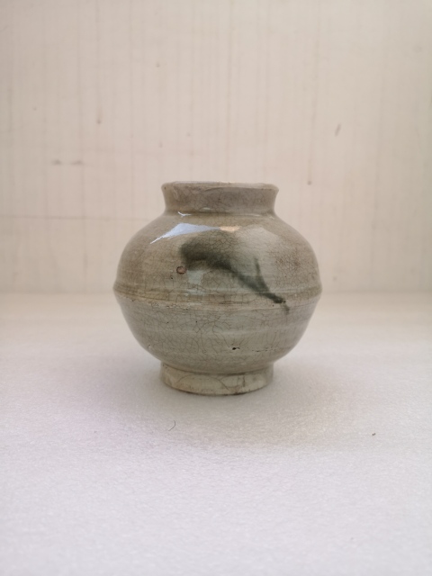 古玩陶瓷明末清初青花罐拍賣，當前價格680元