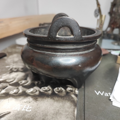 古玩銅器明晚期沖天耳鬲式爐拍賣，當前價格28000元
