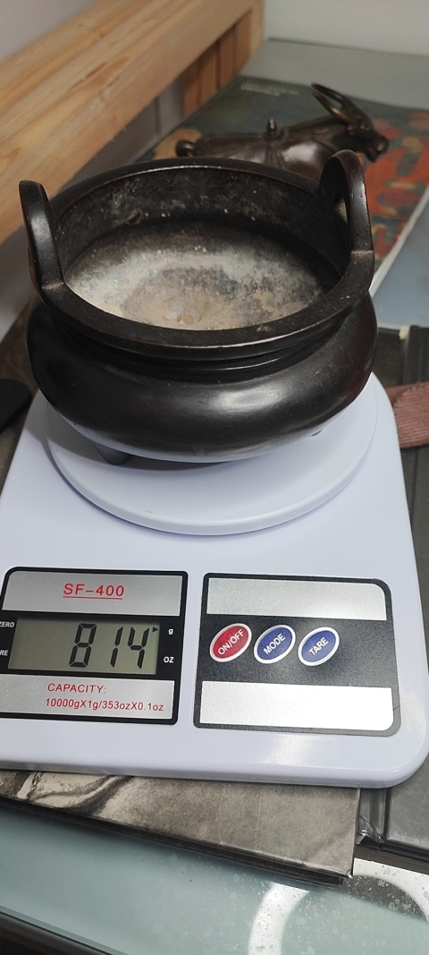 古玩銅器明晚期沖天耳鬲式爐拍賣，當前價格28000元