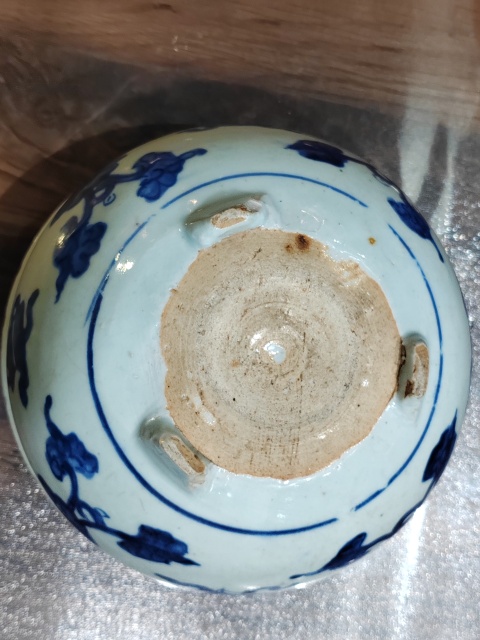 古玩陶瓷清康熙青花花間八寶紋香爐拍賣，當前價格5500元