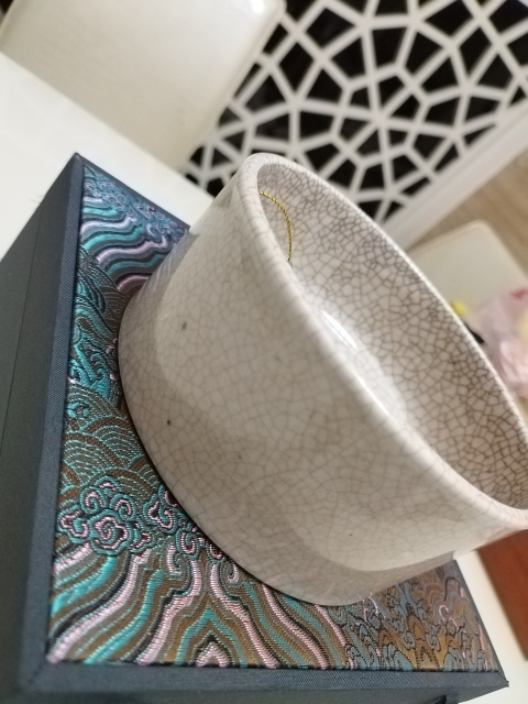 古玩陶瓷哥釉硯洗拍賣(mài)，當(dāng)前價(jià)格7800元