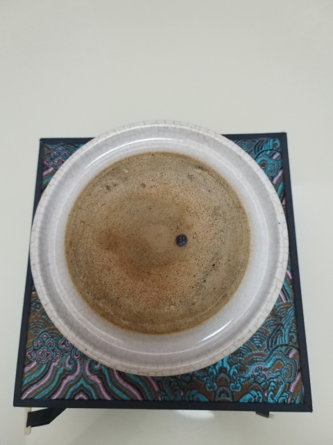 古玩陶瓷哥釉硯洗拍賣(mài)，當(dāng)前價(jià)格7800元
