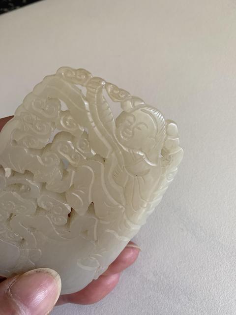 古玩玉器和田玉雕“如意童子佩”拍賣,當(dāng)前價格1380元