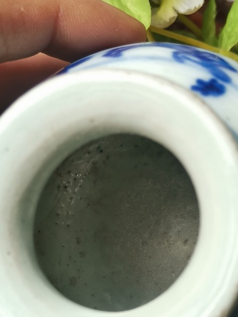 古玩陶瓷纏枝花囍字紋青花尊拍賣,當前價格188元