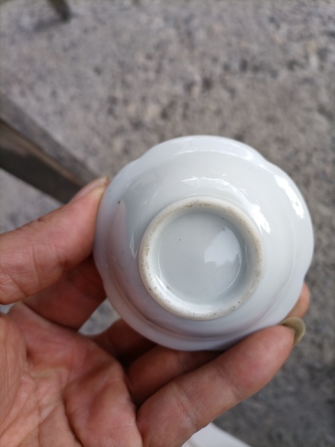 古玩陶瓷青花花口杯拍賣，當前價格300元