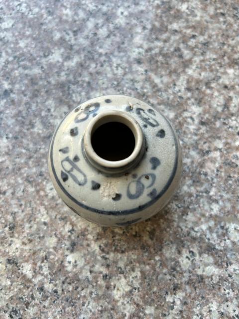 古玩陶瓷晚明青花罐拍賣,當(dāng)前價格355元