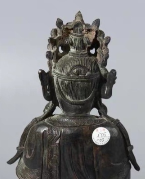 古玩銅器明漢傳佛造像拍賣，當(dāng)前價(jià)格98500元