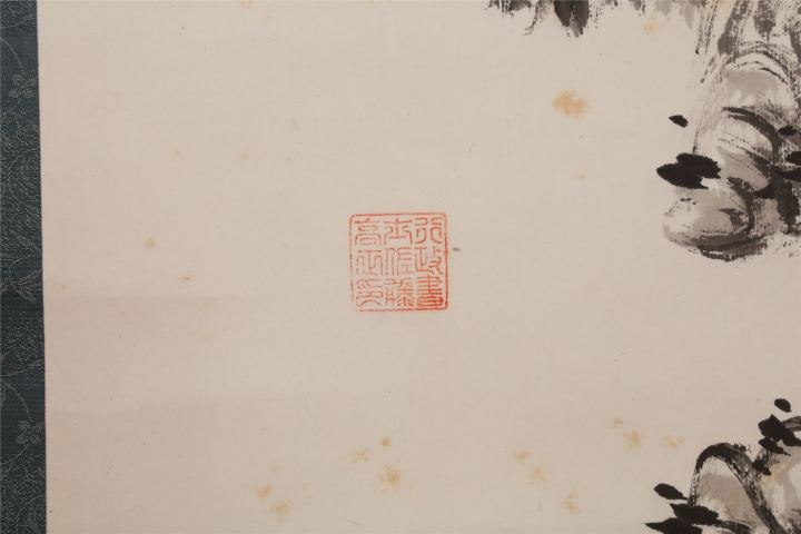 古玩字畫民國張人杰（張靜江）山水立軸拍賣，當前價格15000元