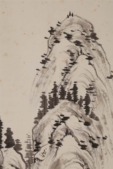 古玩字畫民國張人杰（張靜江）山水立軸拍賣，當前價格15000元