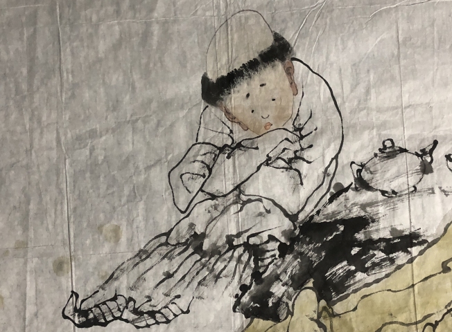 古玩字畫川師大教授孔凡濤老收藏級精品人物拍賣,當前價格1399元