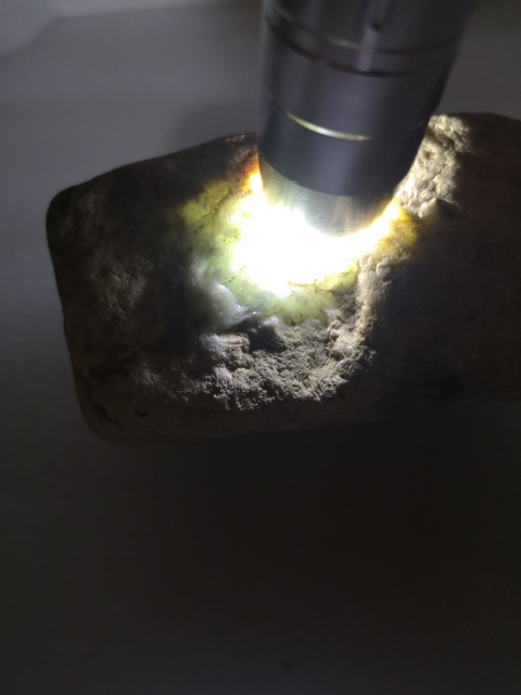 古玩玉器天然翡翠原石料拍賣,當前價格850元