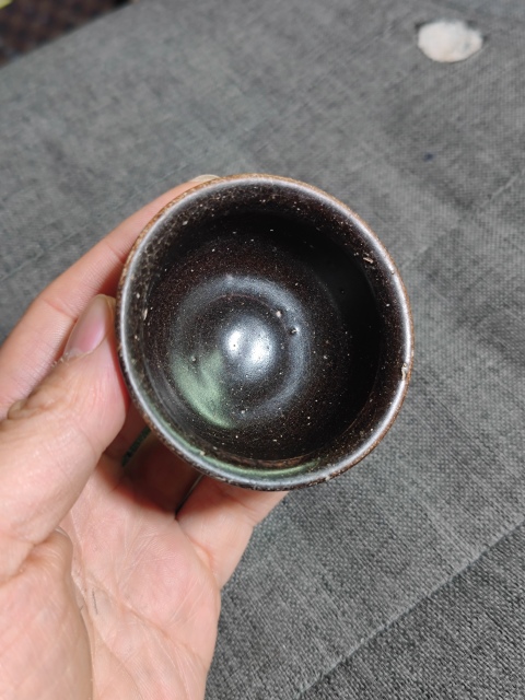 古玩陶瓷元代 吉州窯黑釉撇口杯拍賣，當(dāng)前價格680元